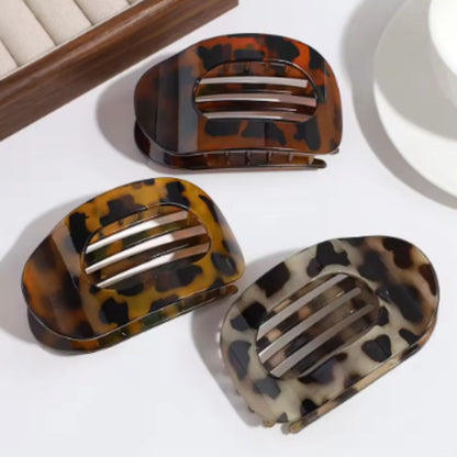 Oval Hair Claw Clip (Matte + Bright) (14 colors)