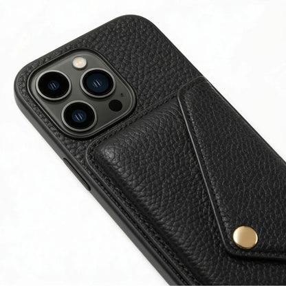 Crossbody phone case wallet pocket holding ID and cards