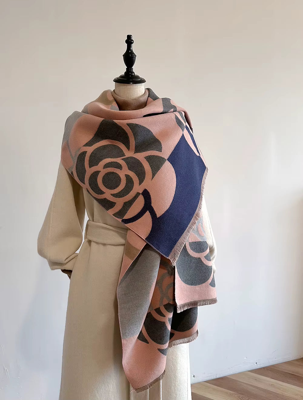 Scarf big flower