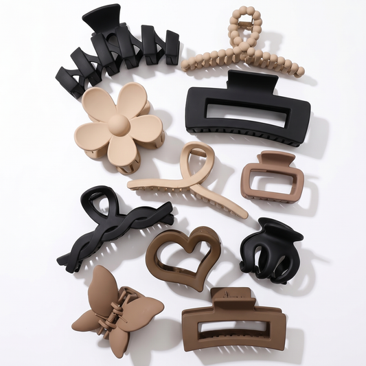 Hair Clip Set  (11 pieces)